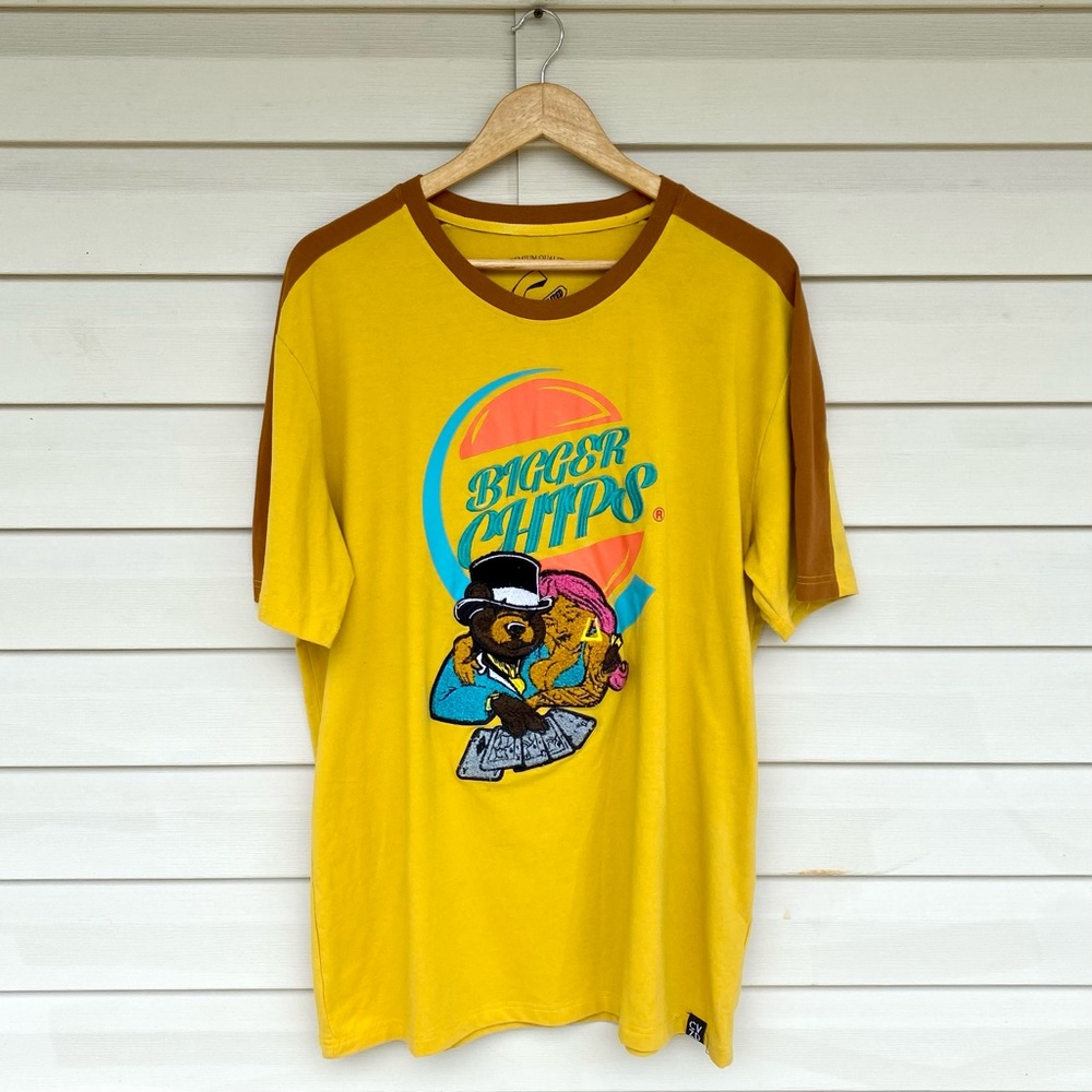 Civilized Est. 2002 Bigger Chips T-Shirt Adult Size 2XL (O)